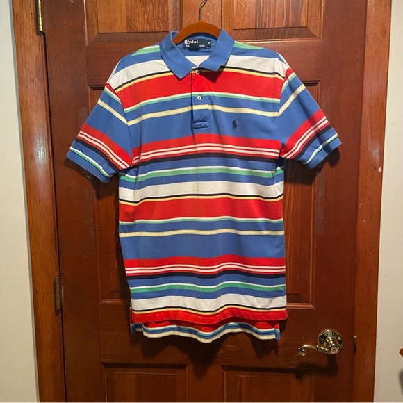 Vintage Polo Ralph Lauren Striped Shirt Men’s Size M - Picture 7 of 8